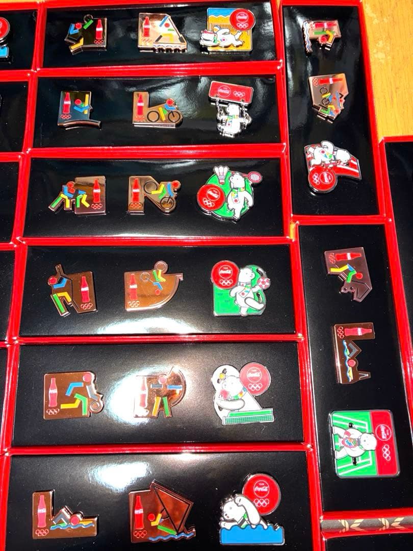 ★新品未使用★Coca-Colaオリンピック ピンバッジ セット☆コンプリート☆
