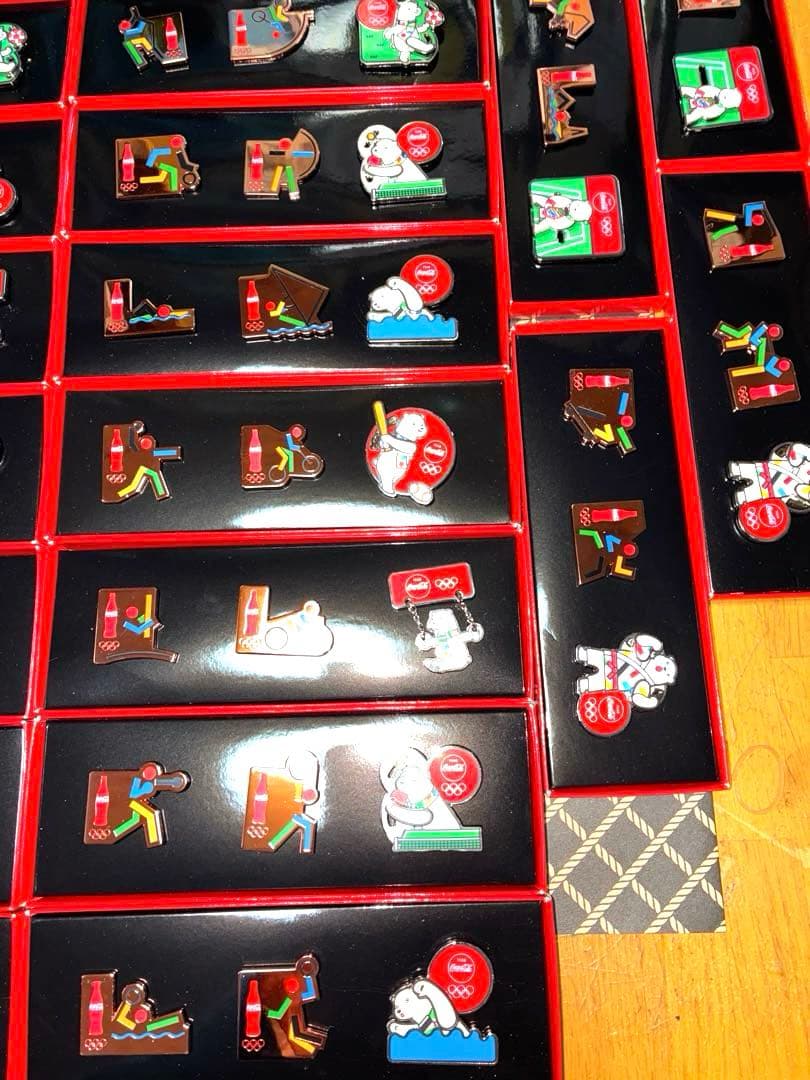 ★新品未使用★Coca-Colaオリンピック ピンバッジ セット☆コンプリート☆