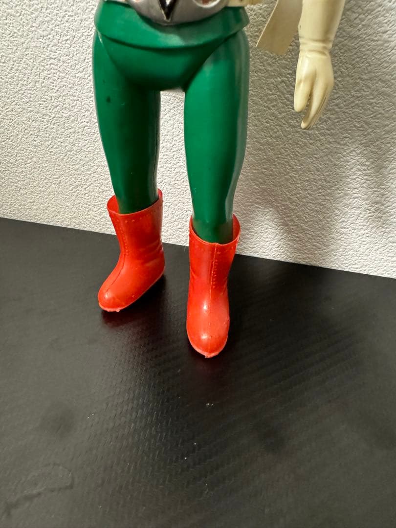 旧バンダイ　仮面ライダーV3 面取れ　ソフビ　当時物