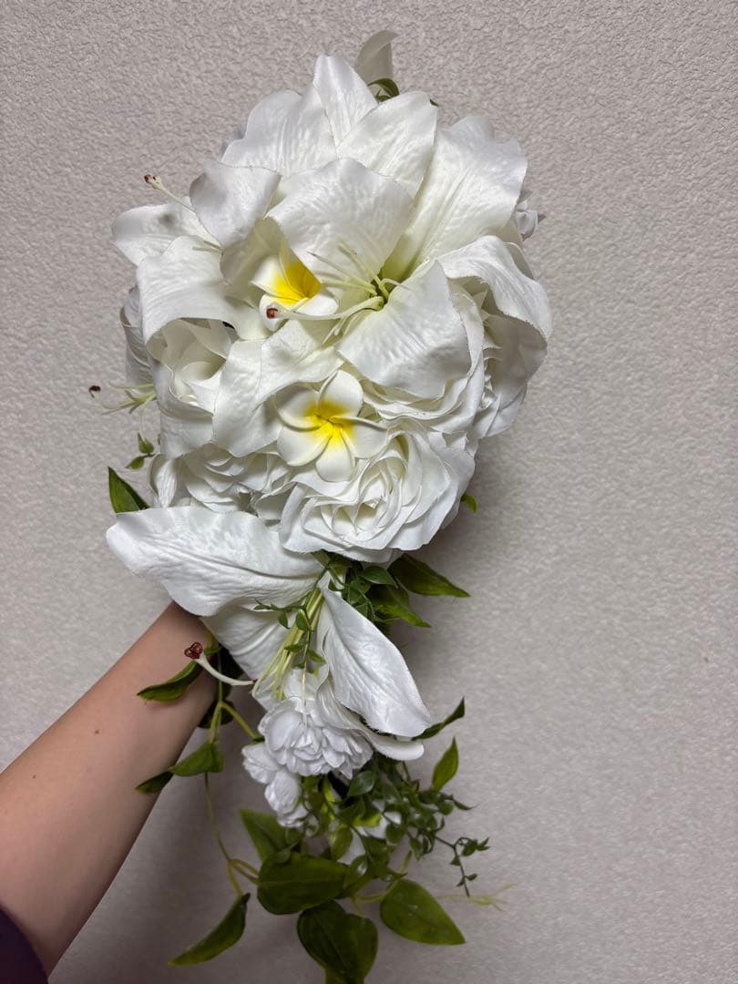 ウェディングブーケ＋ブートニアセット