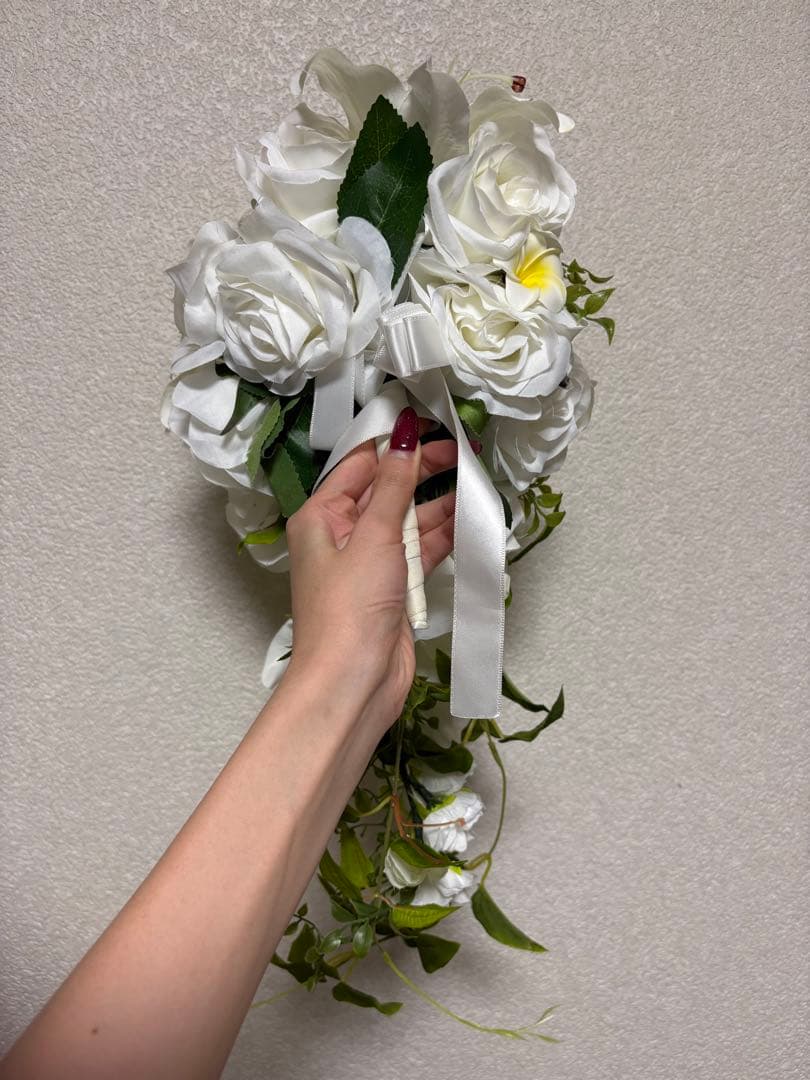 ウェディングブーケ＋ブートニアセット