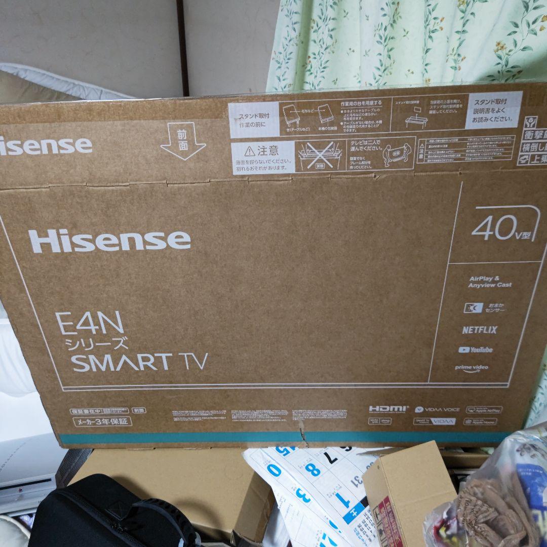 Hisense 液晶テレビ HDMI端子付き40E4N2025年製