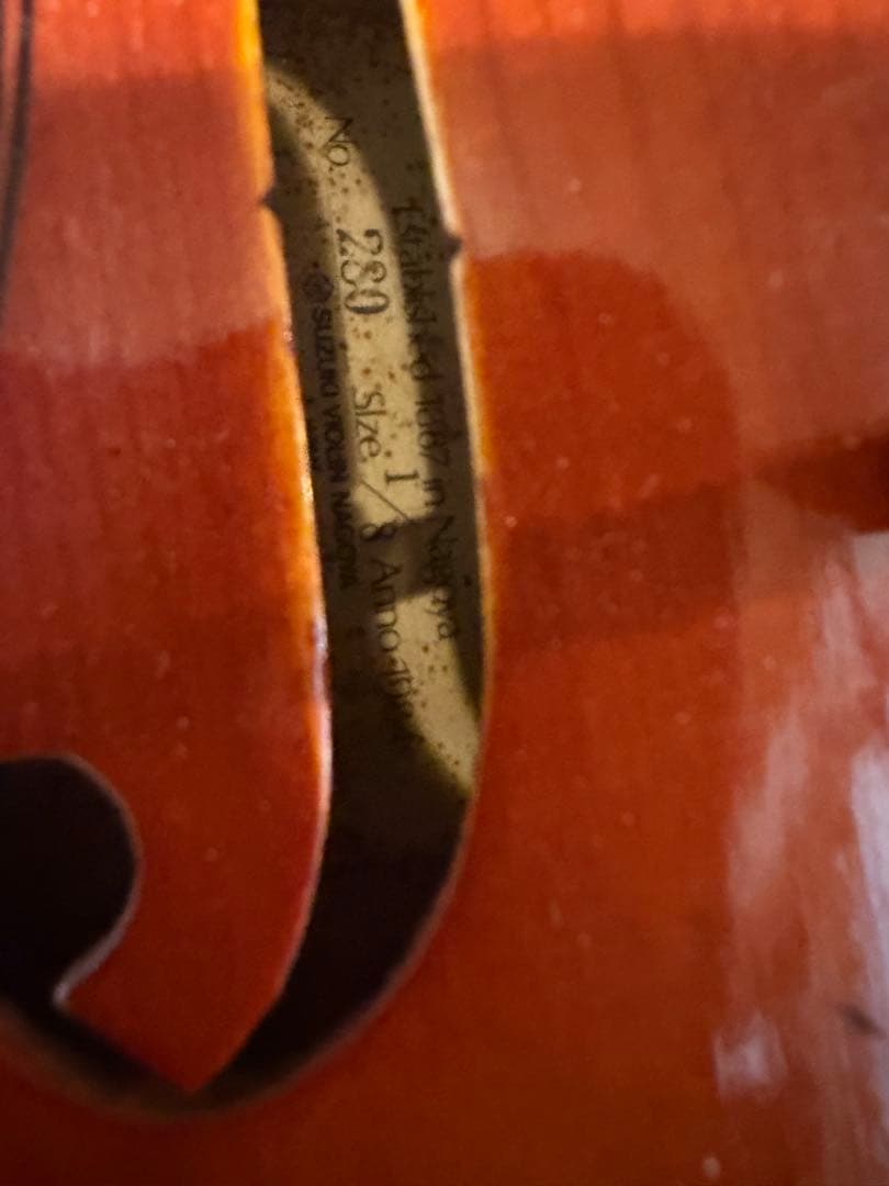 SUZUKI NO.280 1/8 Anno1984 バイオリン