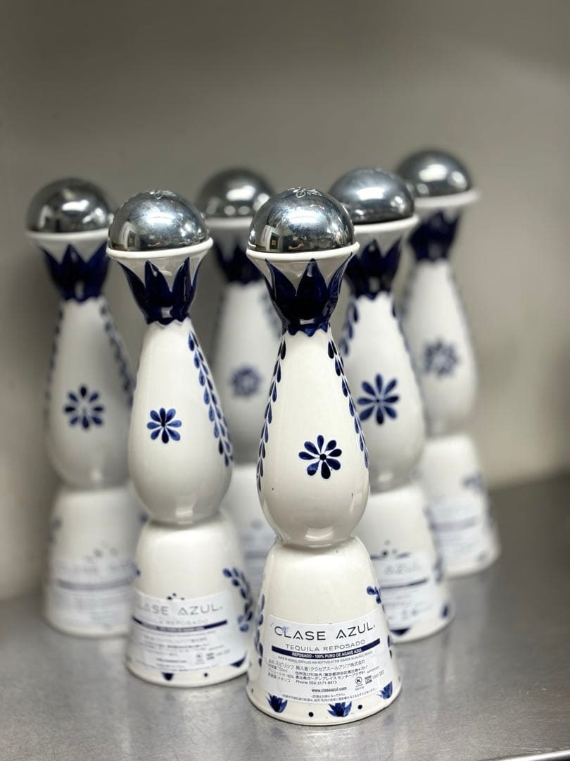 クラセアスールレポサド 空き瓶6本セット　Clase Azul 空ボトル
