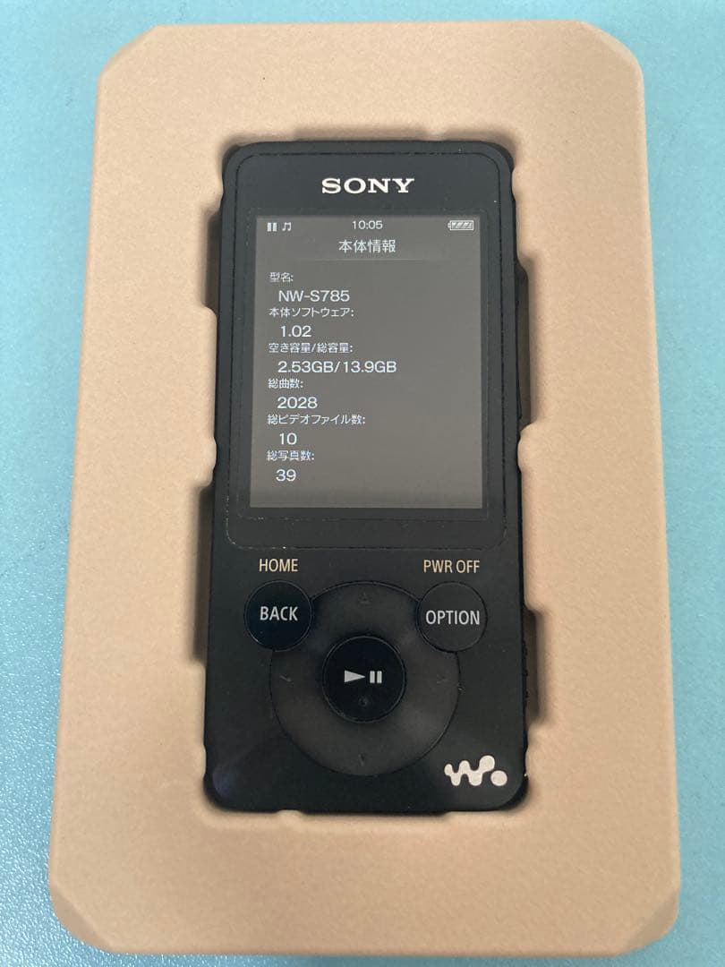 【中古】SONY NW-S785 16GB デジタルオーディオプレーヤー