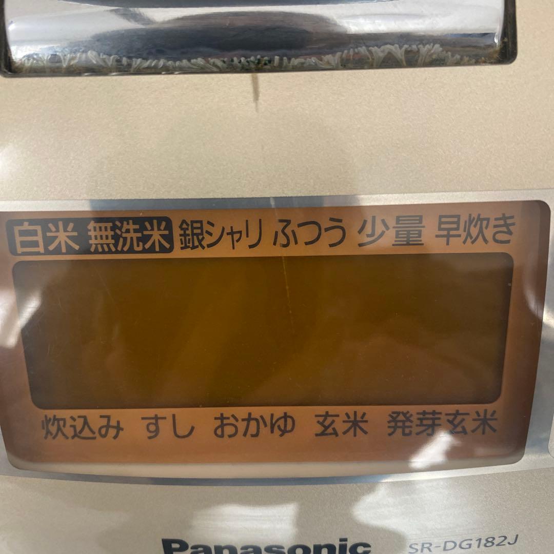 Panasonic スチームIH炊飯器 SR-DG182J