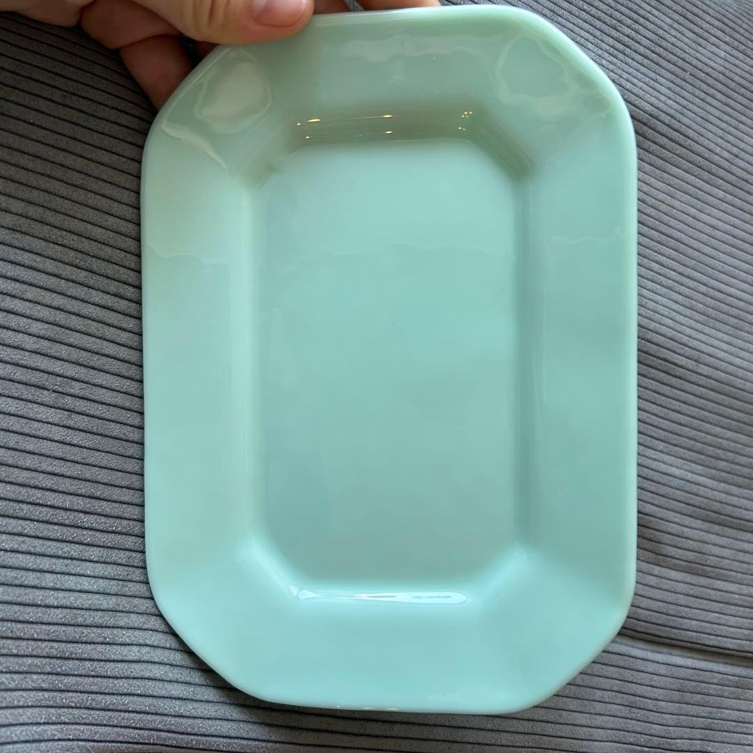 ⭐︎お値下げ　天気雨さんtenkiame 角切りガラスプレート