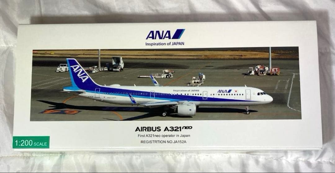 【匿名新品】ANA エアバス A321neo スナップフィットモデル 1/200