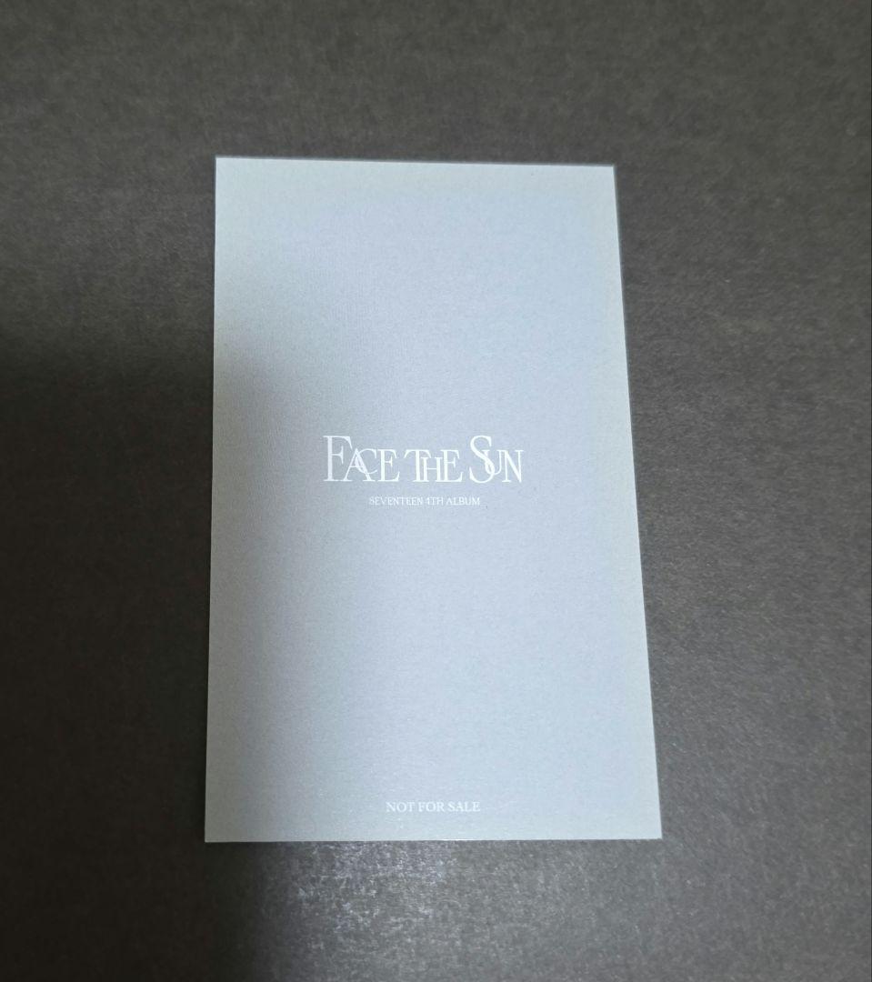 SEVENTEEN ホシ FACE THE SUN トレカ HOSHI