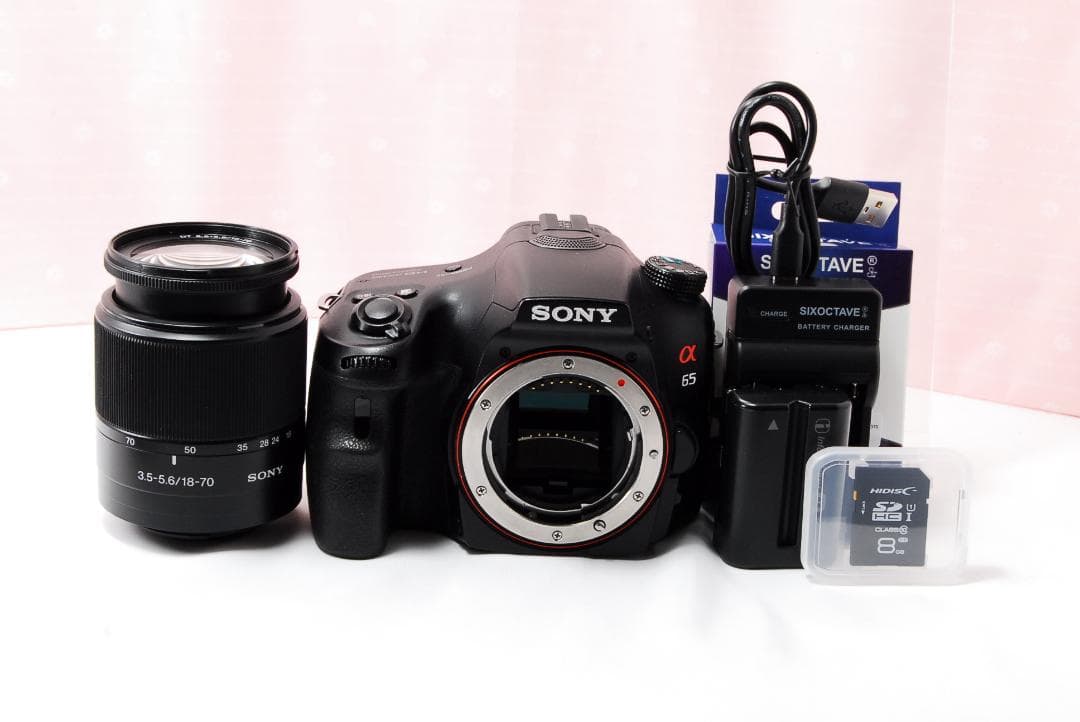 〓DT 18-70mmレンズ付〓ソニー SONY α65 デジタル一眼レフカメラ