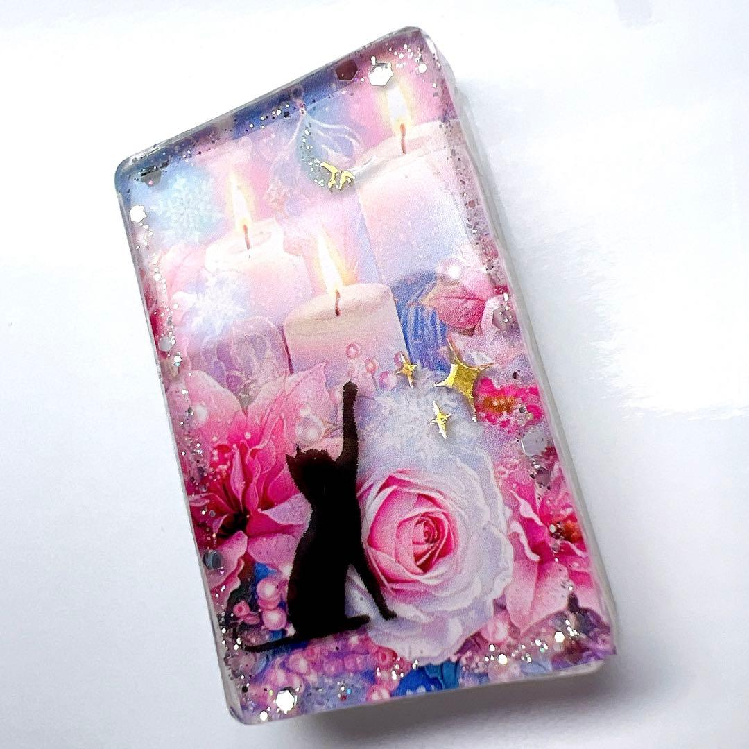 レジン ヘアゴム 猫 No.788