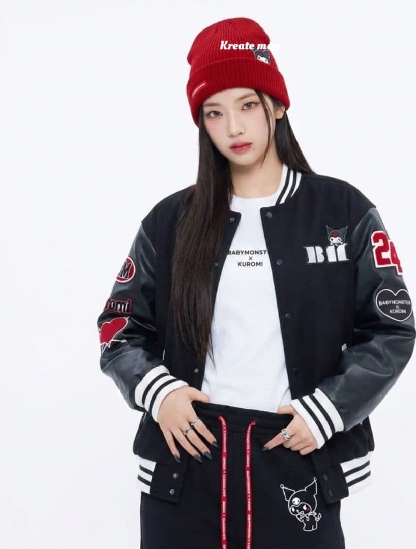 べモン♥️ babymonster スタジアムジャンパー クロミ ベビモン