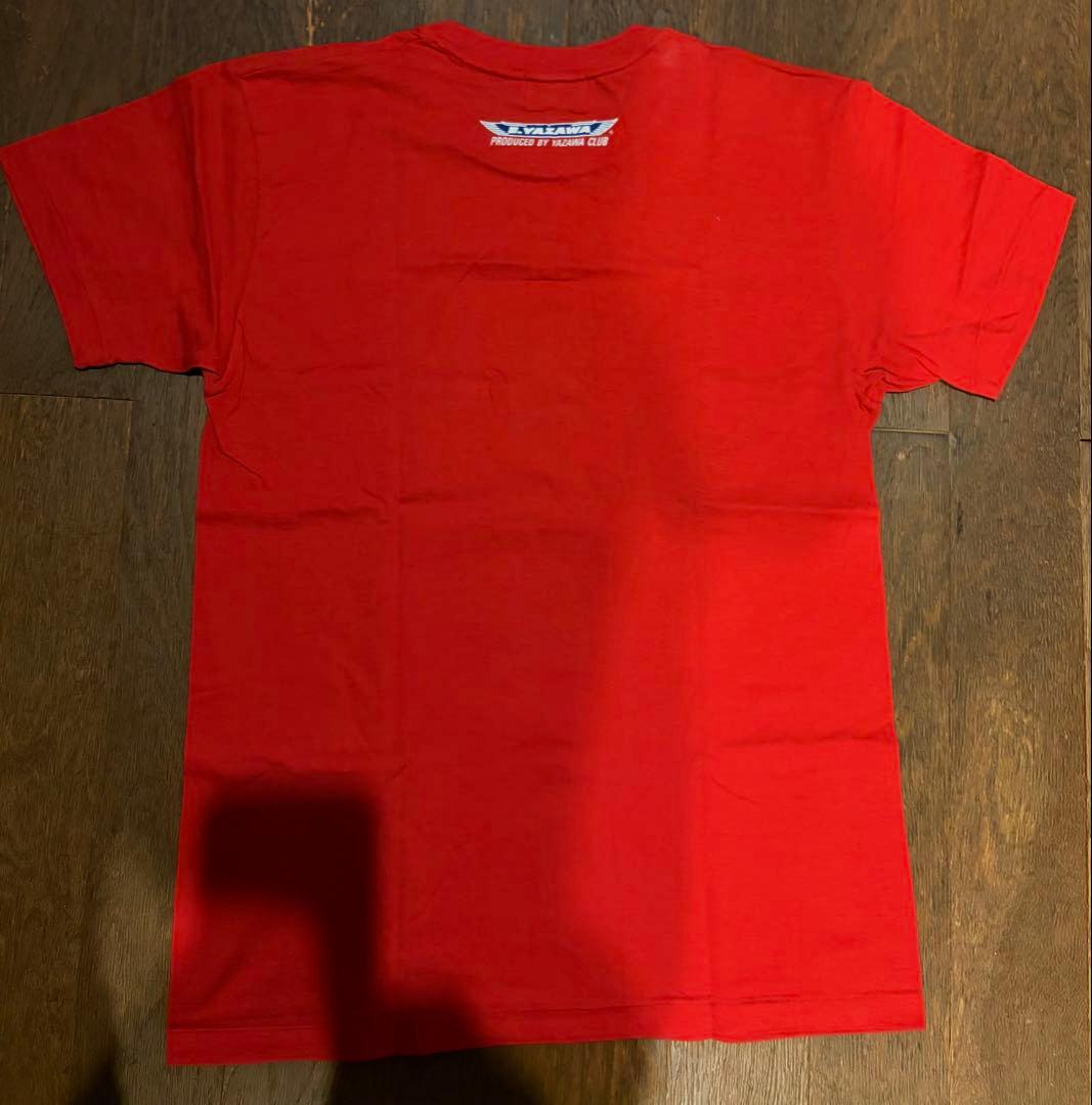 矢沢永吉 Tシャツ 赤 フデロゴ