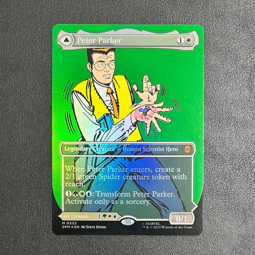 MTG スパイダーマン ピーター・パーカー クラシックコミック Foil