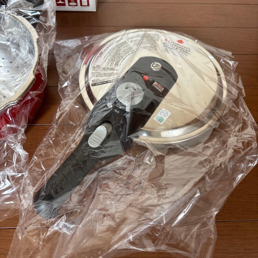 Luminousplus 圧力鍋 3.0L 蒸し器付き