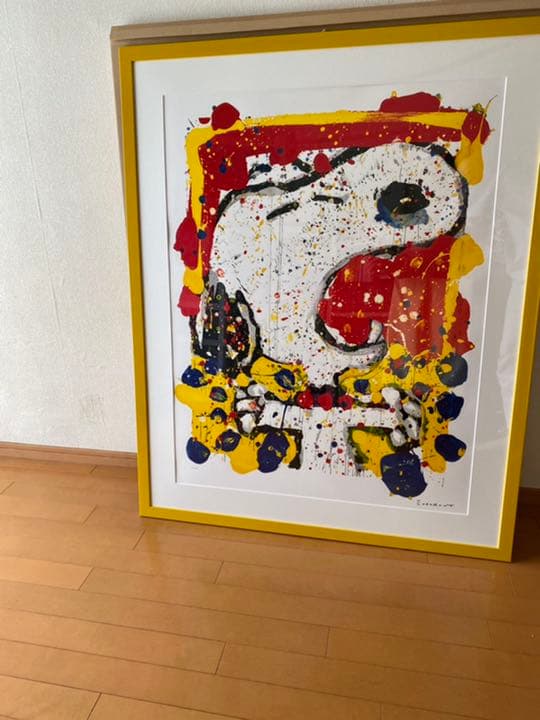 TOM EVERHART トムエバハート リトグラフ スヌーピー　大型　美品