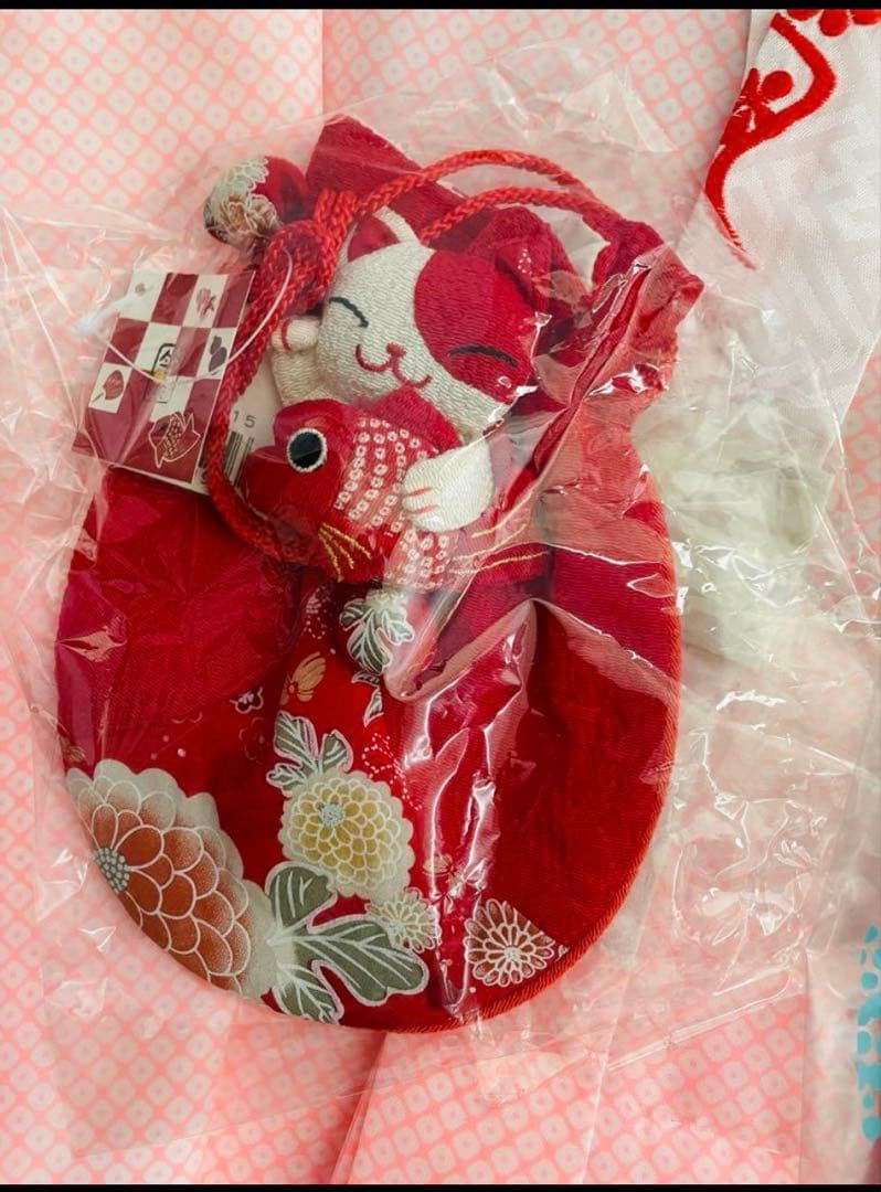 3〜5歳振袖セット（赤色）　　　　　　　　　　　　　　　　七五三.お雛様.お祭り