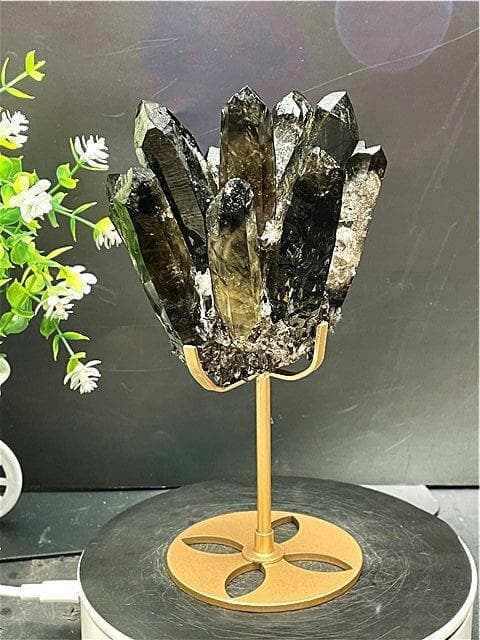 ★超綺麗高透明度水晶クラスターB87C6/163C18A