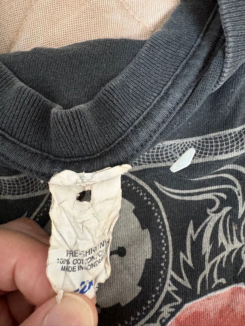 超レア2XL！AC/DC ブラックアイス ヴィンテージTシャツanvil製