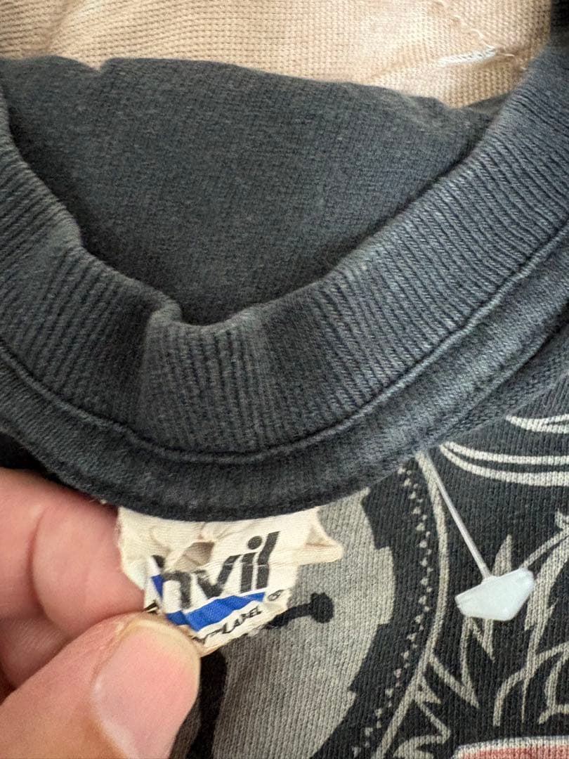 超レア2XL！AC/DC ブラックアイス ヴィンテージTシャツanvil製