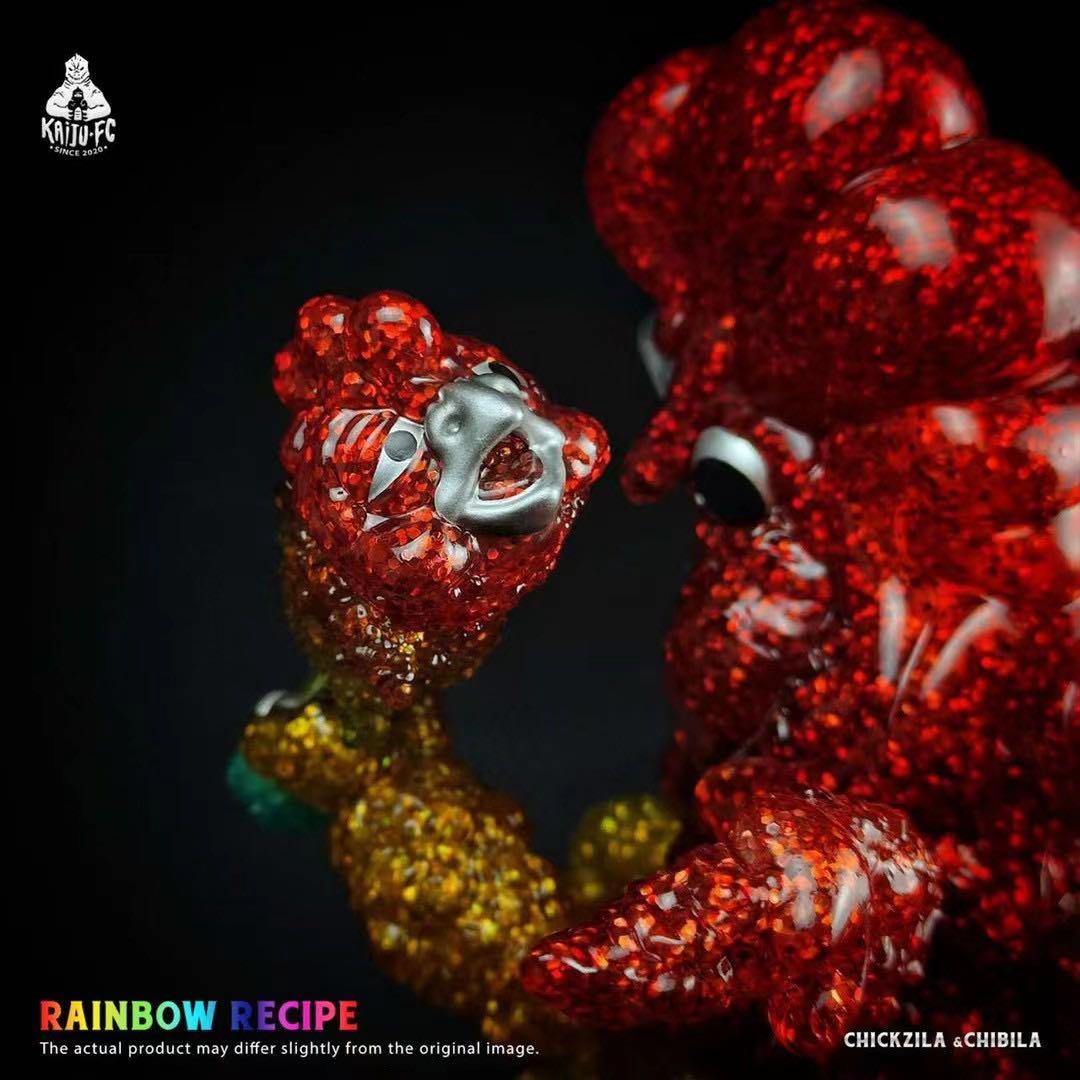 チジラとチビラ　レインボー　エクストラ　科学技術館　フィギュア　アートトイ