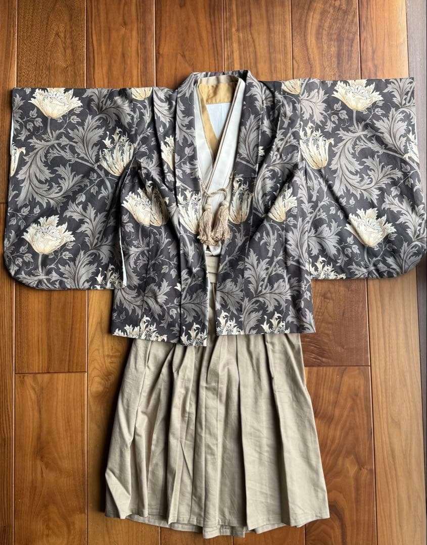 七五三　羽織袴　ハンドメイド　110cm