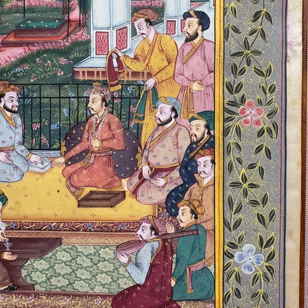 古画 額装 細密画 仏画 宗教画