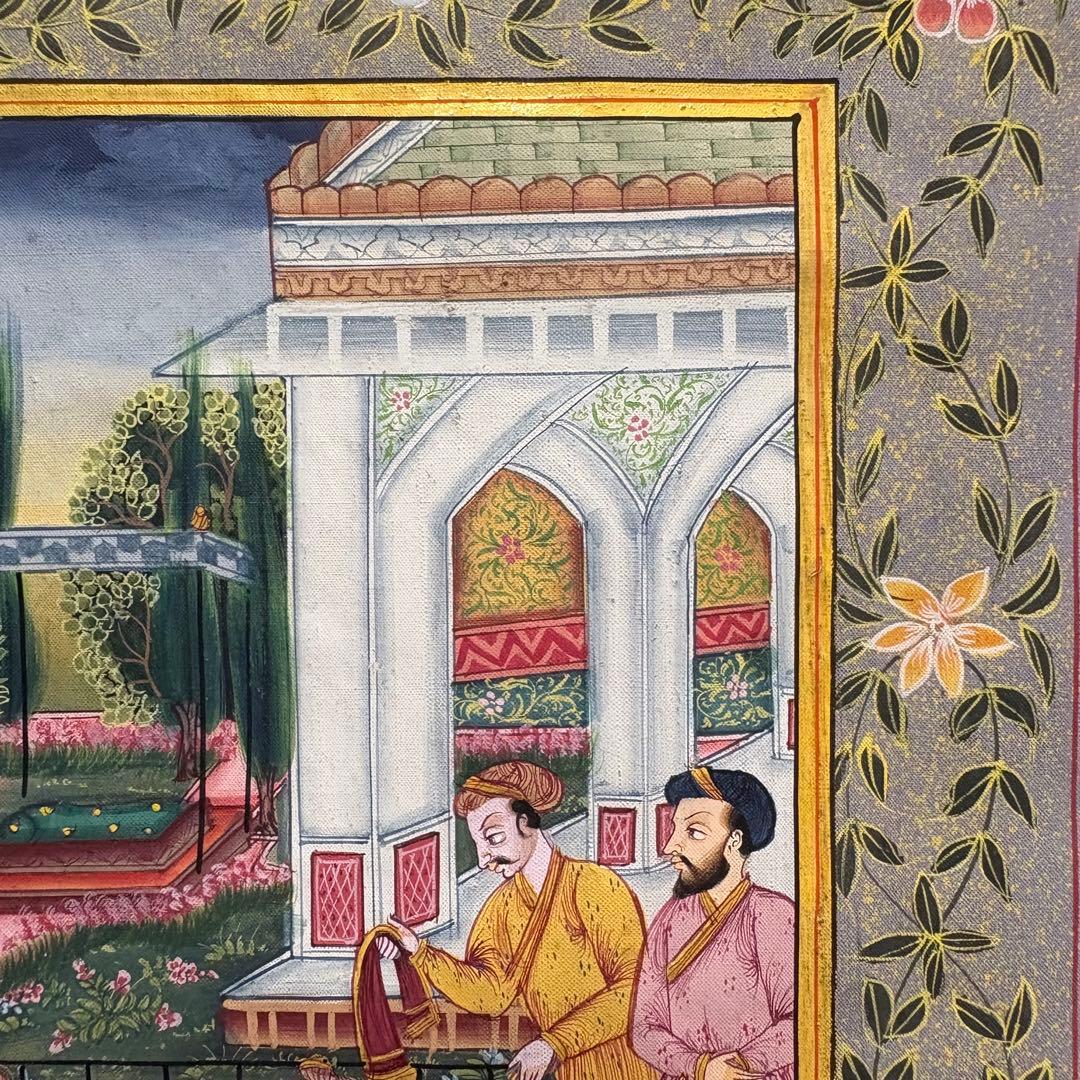 古画 額装 細密画 仏画 宗教画