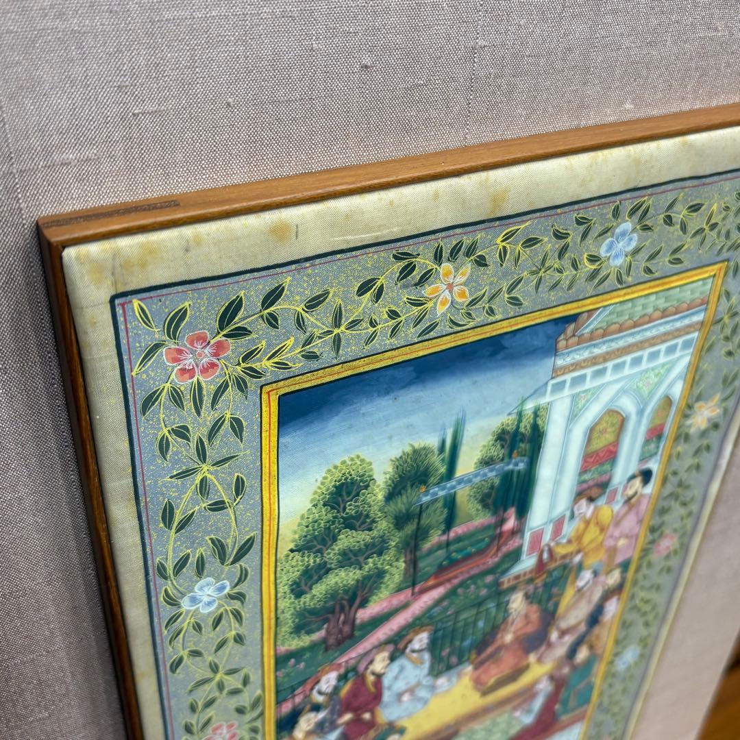 古画 額装 細密画 仏画 宗教画