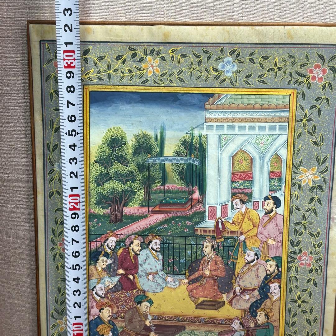 古画 額装 細密画 仏画 宗教画