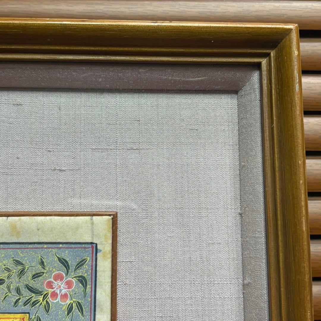 古画 額装 細密画 仏画 宗教画