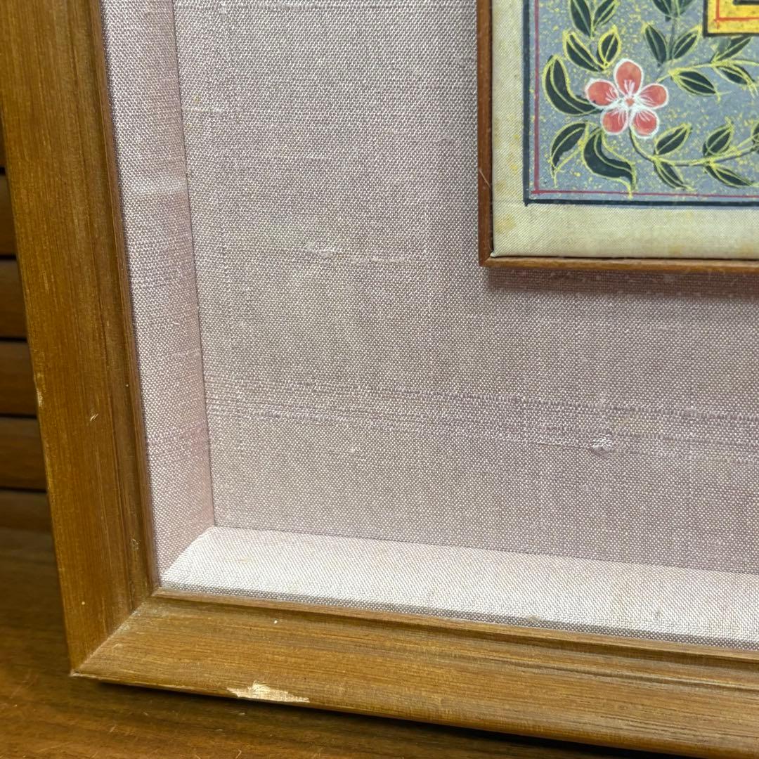 古画 額装 細密画 仏画 宗教画