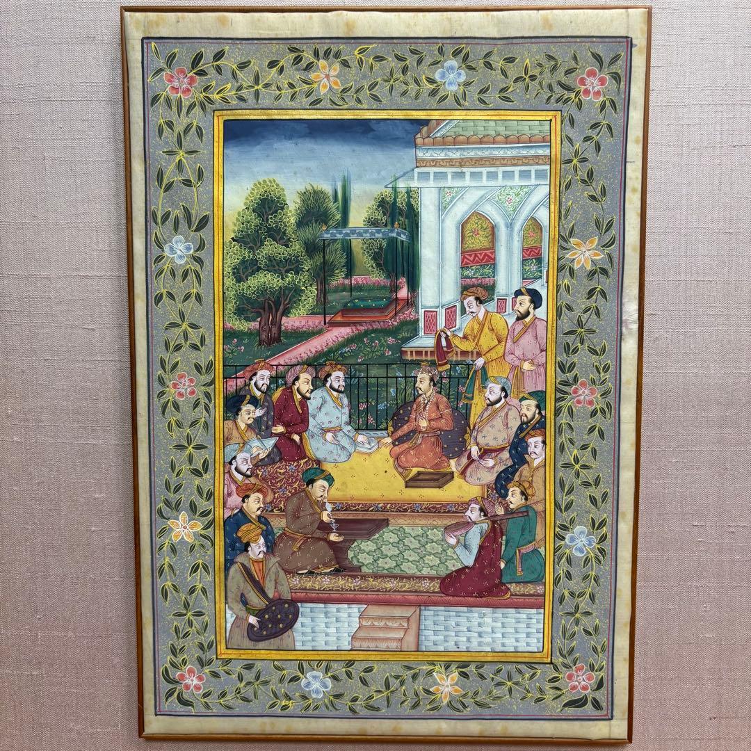 古画 額装 細密画 仏画 宗教画