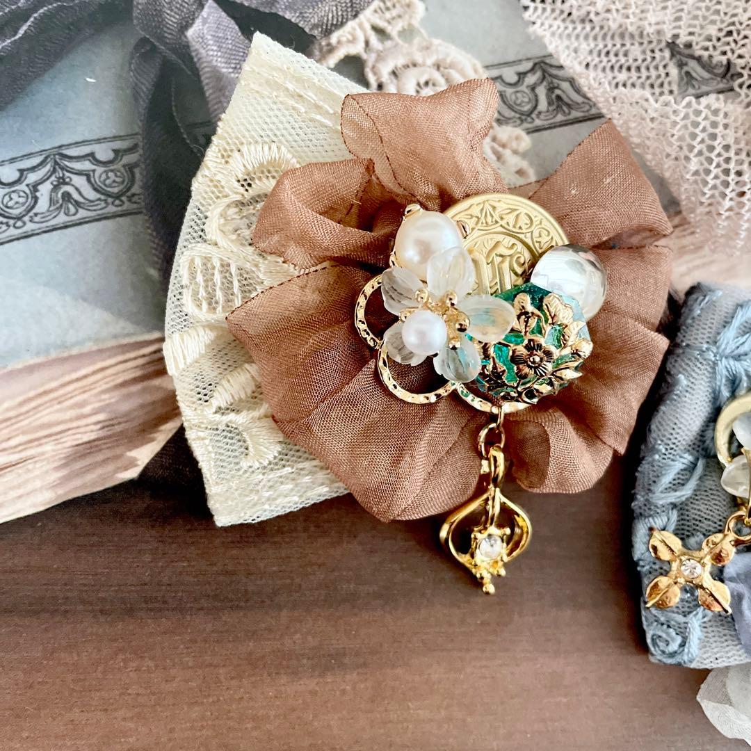 no.145 再販✩ハンドメイド小さくても存在感のあるポニーフック２点セット✩