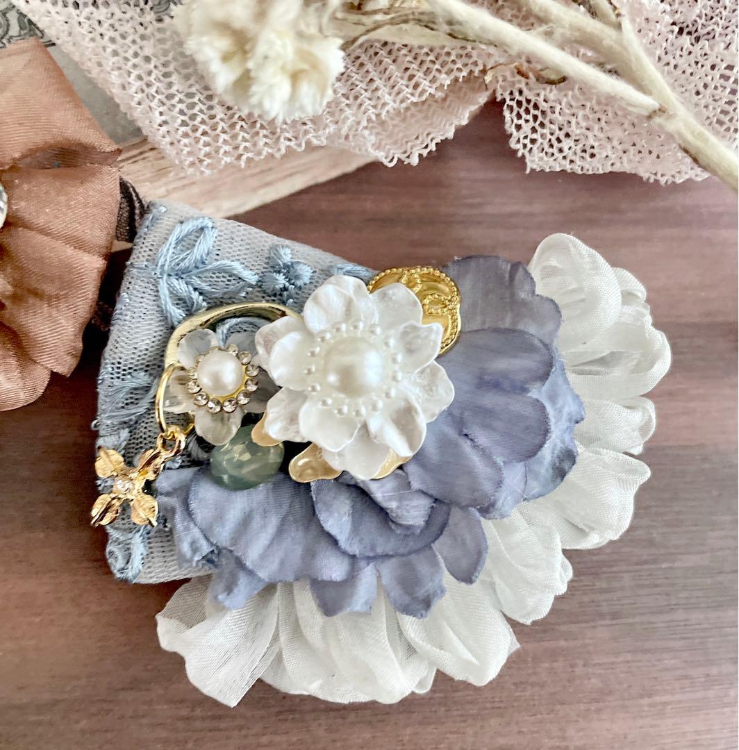 no.145 再販✩ハンドメイド小さくても存在感のあるポニーフック２点セット✩