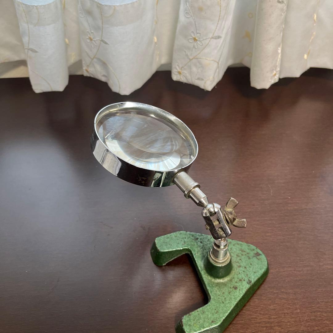 アンティークルーペ　固定式ルーペ(虫眼鏡)