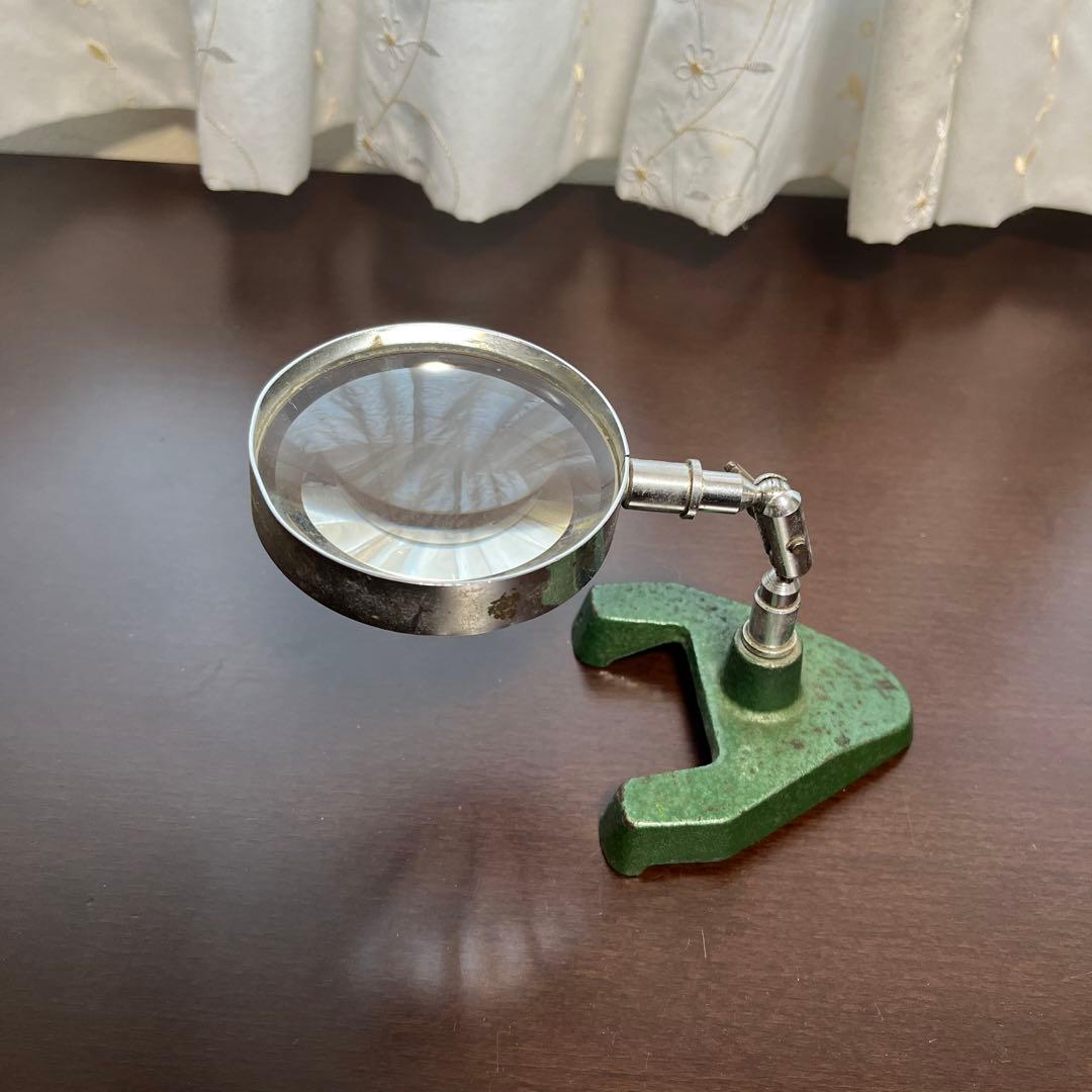 アンティークルーペ　固定式ルーペ(虫眼鏡)