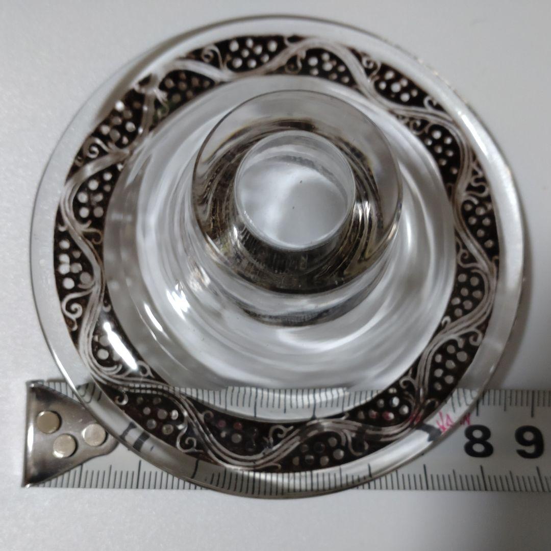 ルネ　ラリック　R LALIQUE パチネ彩色　RICQUEWIHR 燭台