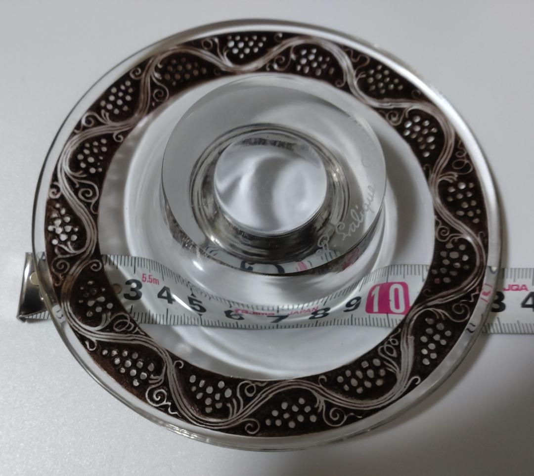 ルネ　ラリック　R LALIQUE パチネ彩色　RICQUEWIHR 燭台