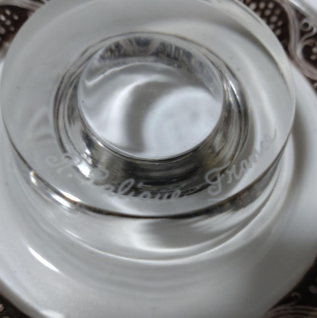 ルネ　ラリック　R LALIQUE パチネ彩色　RICQUEWIHR 燭台