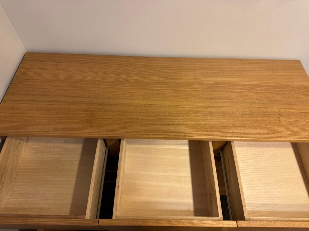【AAAA】無印良品 オーク材 木製 キャビネット 大