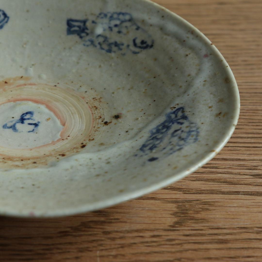 高仲健一さん　魚の印判　白磁　皿　ARTS&SCIENCE