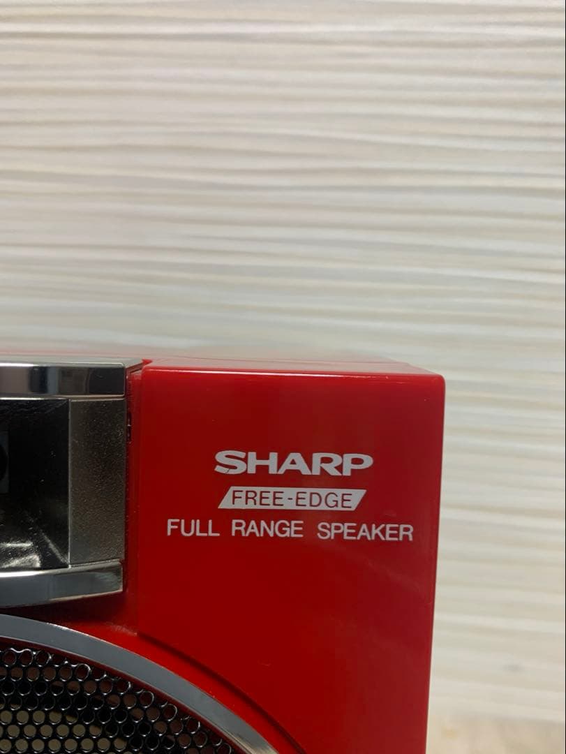 SHARP QT-88R 分離型ダブルカセット整備済 動作品 美品 希少ラジカセ