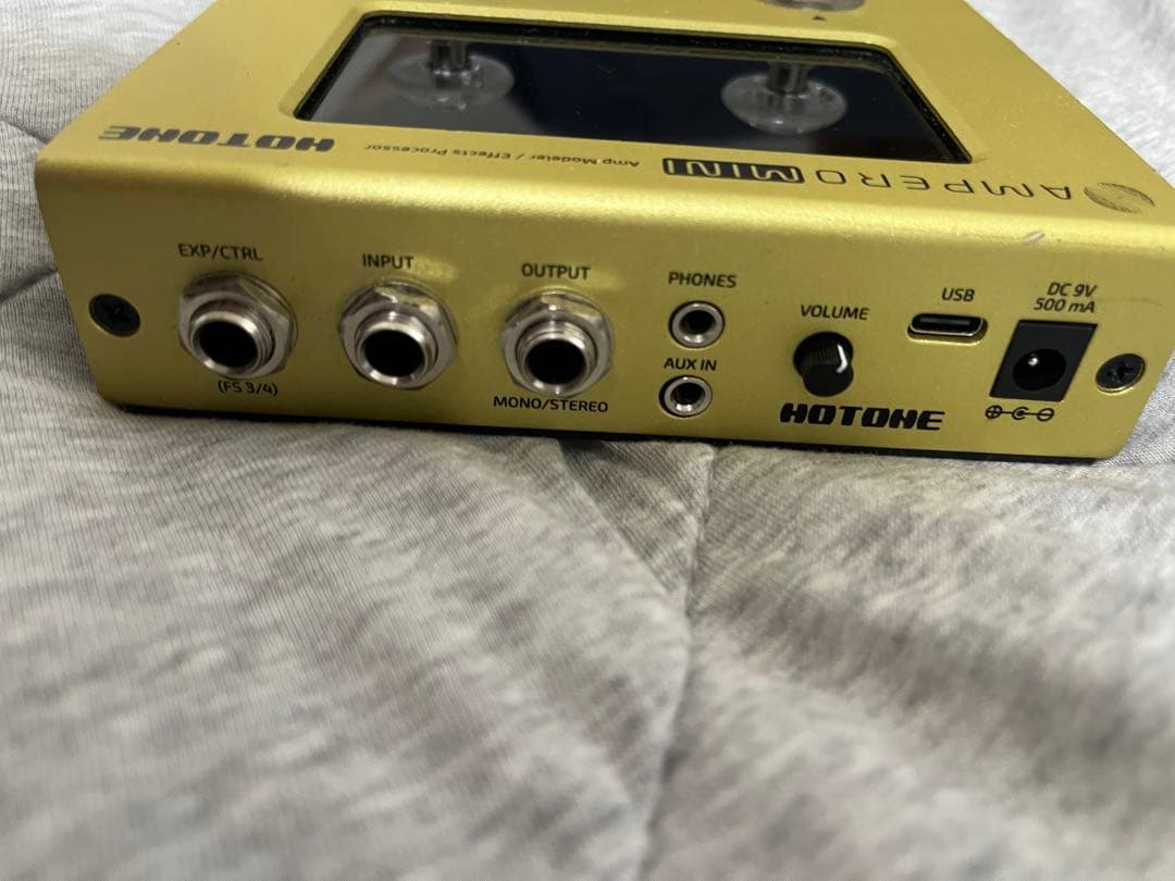 AMPERO MINI ゴールド エフェクター