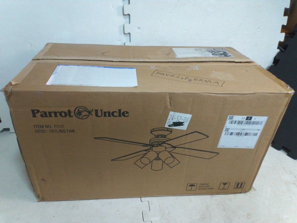 parrot uncle シーリングファンライト　 未使用品　F3107‐JP