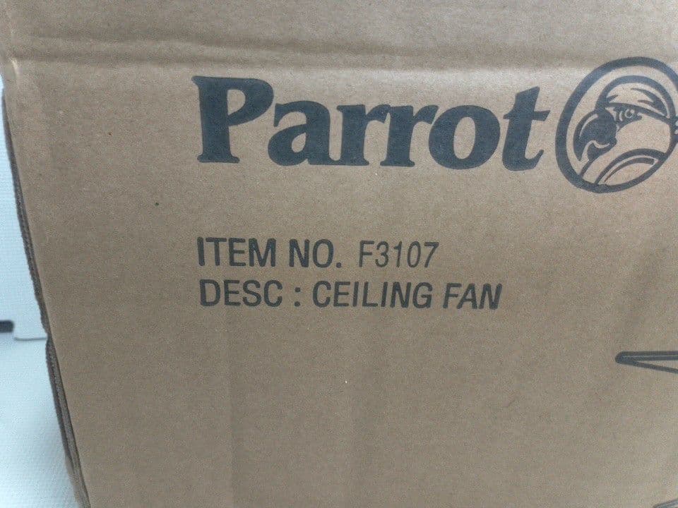 parrot uncle シーリングファンライト　 未使用品　F3107‐JP