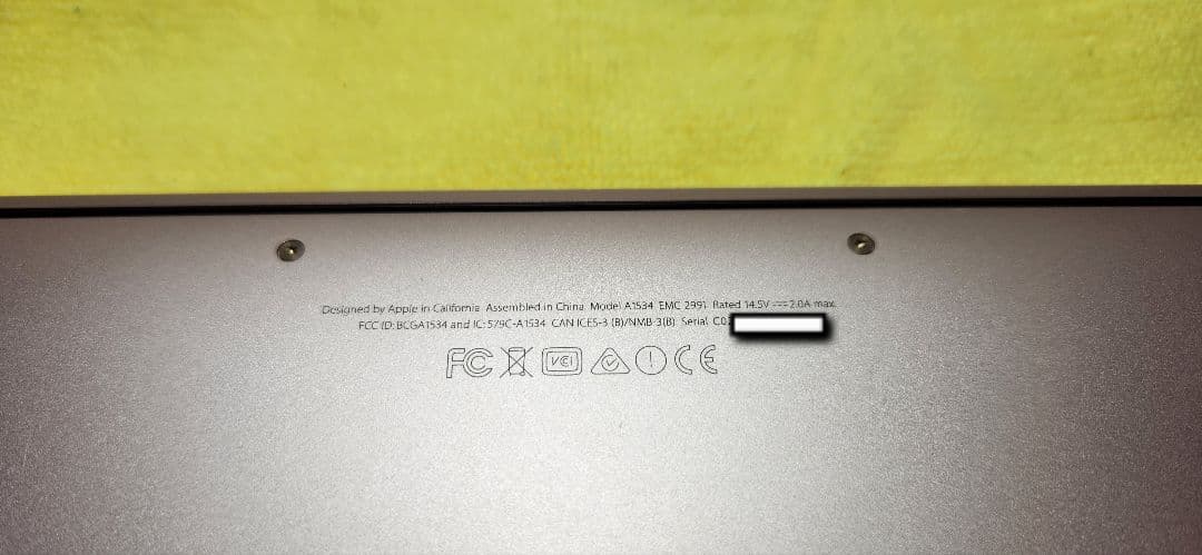【ジャンク】MacBook12インチローズゴールド