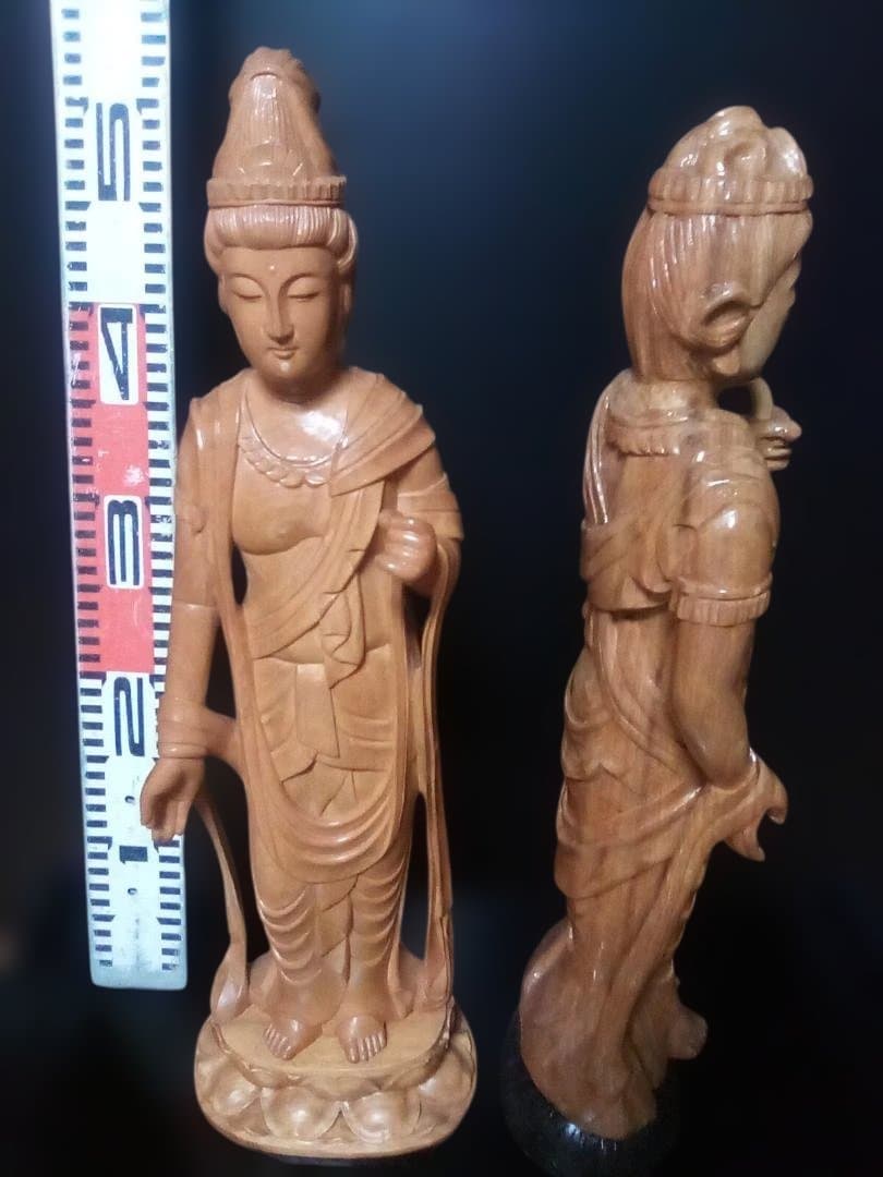 木製仏像 2体セット