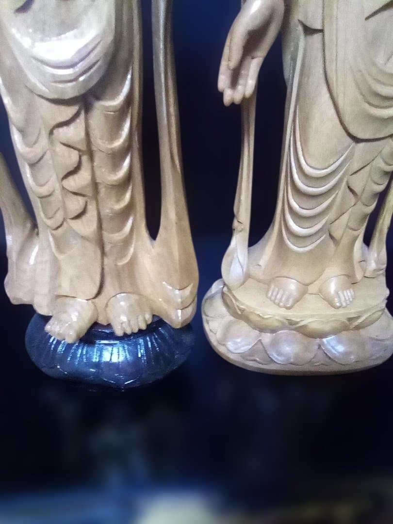 木製仏像 2体セット