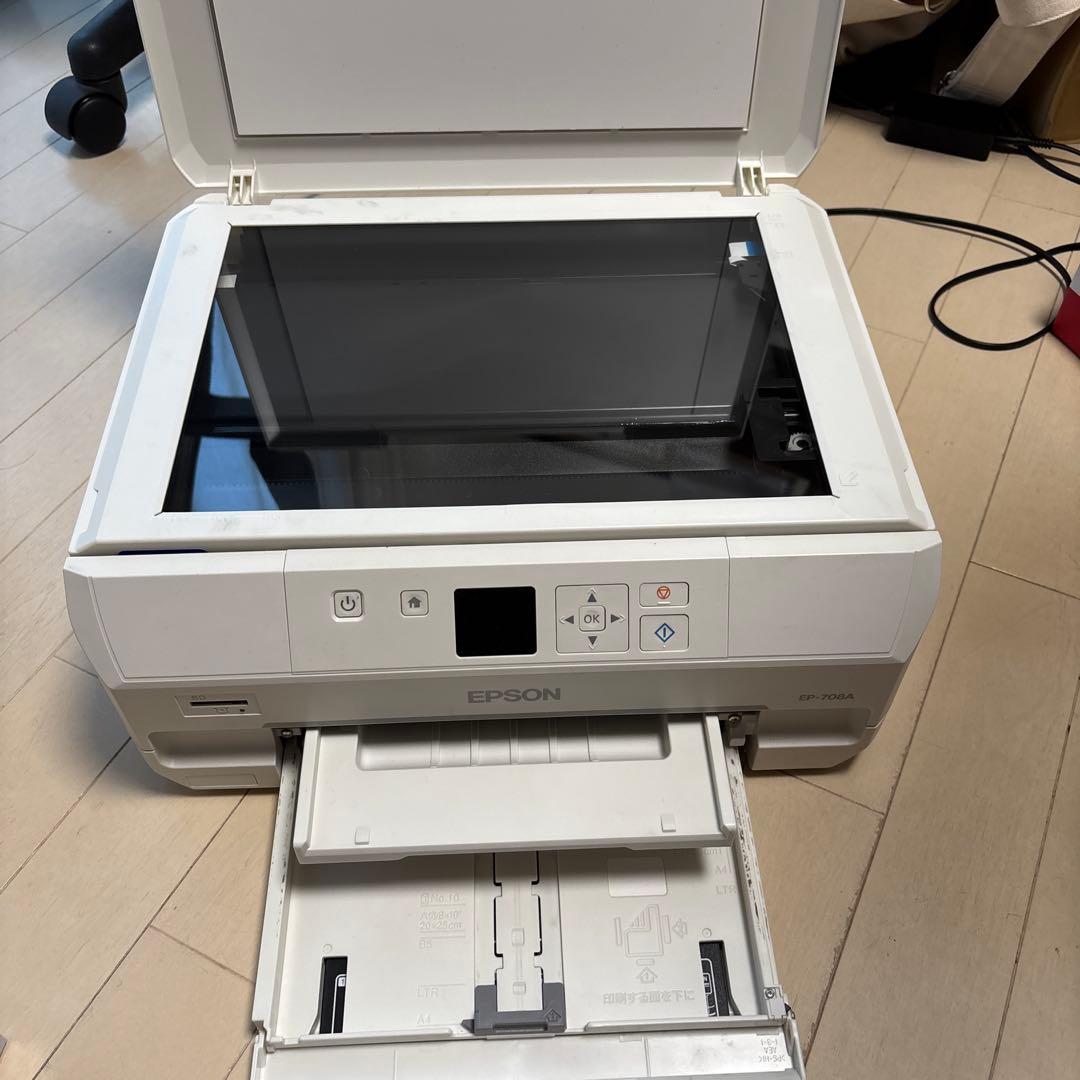 【ジャンク品】 エプソンプリンター EP-708A インク IC6CL80L